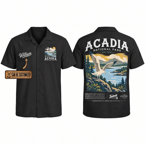 Personalized Acadia National Park Est 1916 Hawaiian Shirt