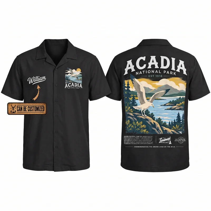 Personalized Acadia National Park Est 1916 Hawaiian Shirt