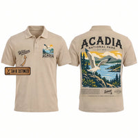 Personalized Acadia National Park Est 1916 Polo Shirt
