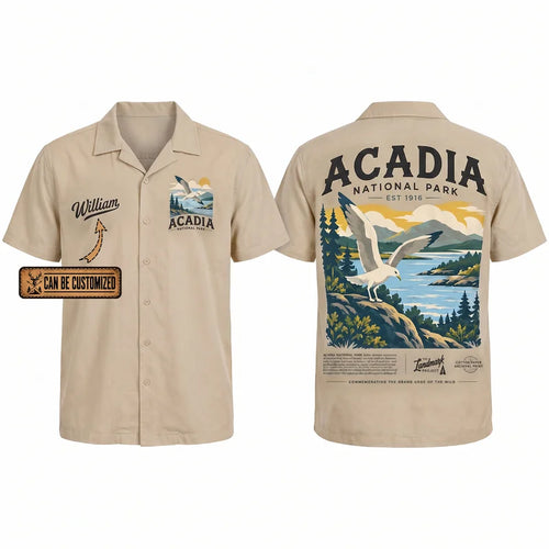 Personalized Acadia National Park Est 1916 Hawaiian Shirt
