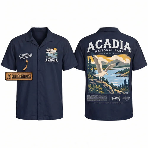 Personalized Acadia National Park Est 1916 Hawaiian Shirt