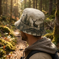 Born To Hunt Built For The Wild Deer Hunting Bucket Hat