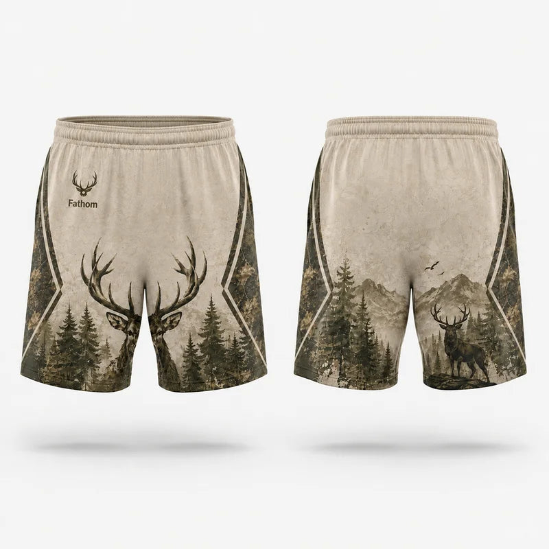 Born To Hunt Built For The Wild Deer Hunting Shorts