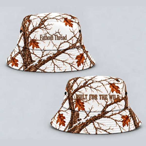 Fathom Thread Built for the Wild Winter Camo Bucket Hat