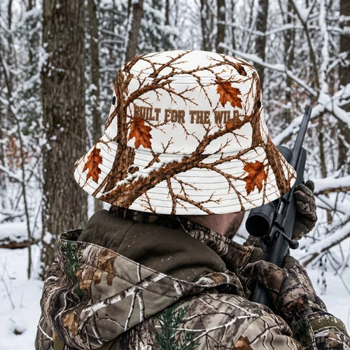 Fathom Thread Built for the Wild Winter Camo Bucket Hat