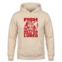 Fish Better Have My Lures Santa Fishing Christmas Hoodie