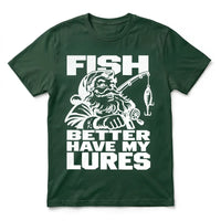 Fish Better Have My Lures Santa Fishing Christmas T-Shirt