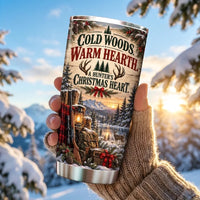 Personalized Hunter’s Christmas Heart 20oz Tumbler
