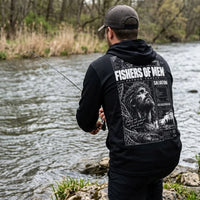 Personalized Fishers Of Men Jesus Fishing Hooded Long Sleeve Shirt