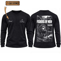 Personalized Fishers Of Men Jesus Fishing Christian Sweater