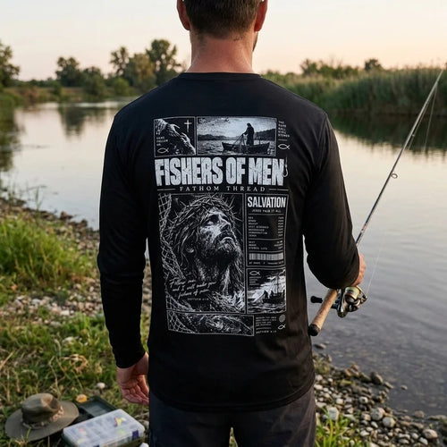 Personalized Fishers Of Men Jesus Fishing Christian Sweater