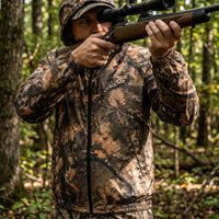 Fathom Thread Deer Camo Hunting Windbreaker Jacket