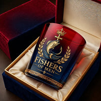Fishers of Men Christian Fishing Whiskey Glass