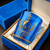 Fishers of Men Christian Fishing Whiskey Glass