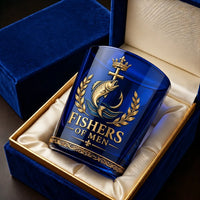 Fishers of Men Christian Fishing Whiskey Glass