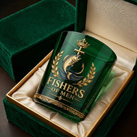 Fishers of Men Christian Fishing Whiskey Glass