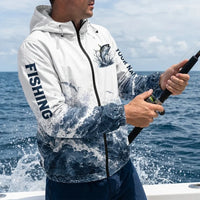Fishing Is My Therapy Tuna Fishing Windbreaker Jacket