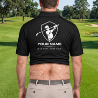 Funny 3D Beer Belly Golf Personalized Polo Shirt