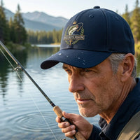 Grace Faith Fishing Christian Embroidered Cap