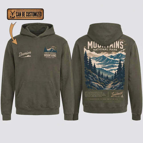 Personalized Great Smoky Mountains National Park Vintage Hoodie
