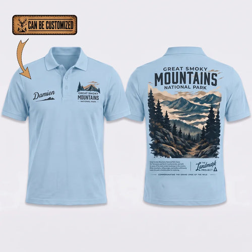 Personalized Great Smoky Mountains National Park Vintage Polo Shirt