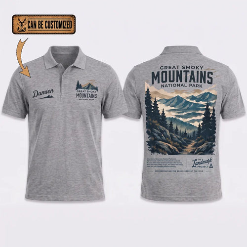 Personalized Great Smoky Mountains National Park Vintage Polo Shirt