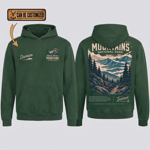 Personalized Great Smoky Mountains National Park Vintage Hoodie