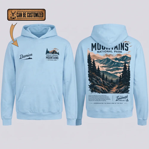 Personalized Great Smoky Mountains National Park Vintage Hoodie