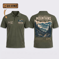 Personalized Great Smoky Mountains National Park Vintage Polo Shirt