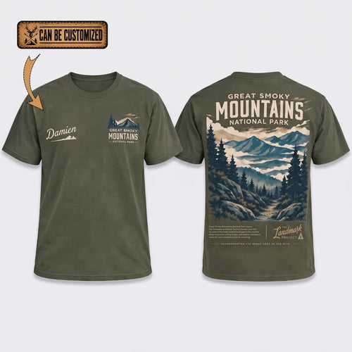 Personalized Great Smoky Mountains National Park Vintage T-Shirt