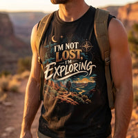 I'm Not Lost I'm Exploring Vintage Adventure Tank Top