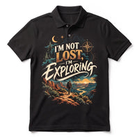 I'm Not Lost I'm Exploring Vintage Adventure Polo Shirt