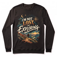 I'm Not Lost I'm Exploring Vintage Adventure Sweater