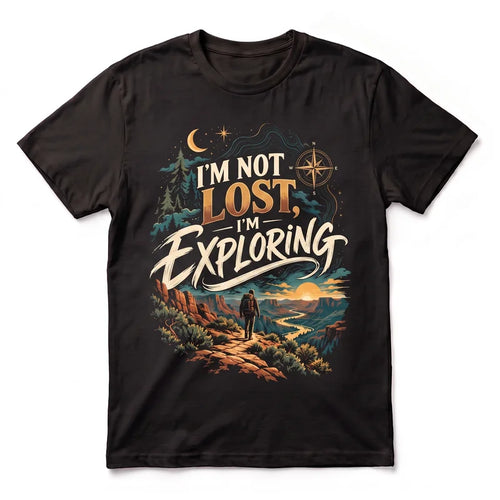 I'm Not Lost I'm Exploring Vintage Adventure T-Shirt