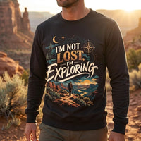 I'm Not Lost I'm Exploring Vintage Adventure Sweater
