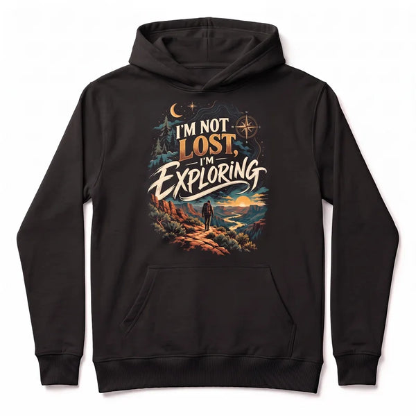 I'm Not Lost I'm Exploring Vintage Adventure Hoodie