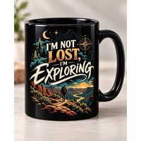 I'm Not Lost I'm Exploring Vintage Adventure Mug