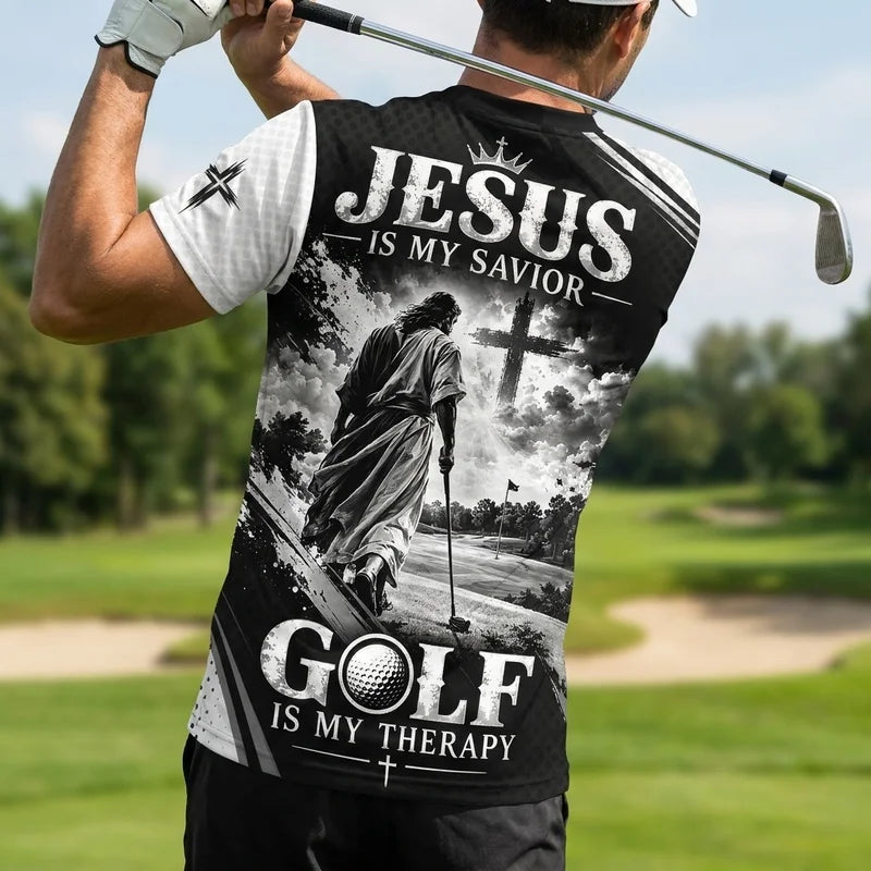 Jesus Is My Savior Golf Personalized T-Shirt