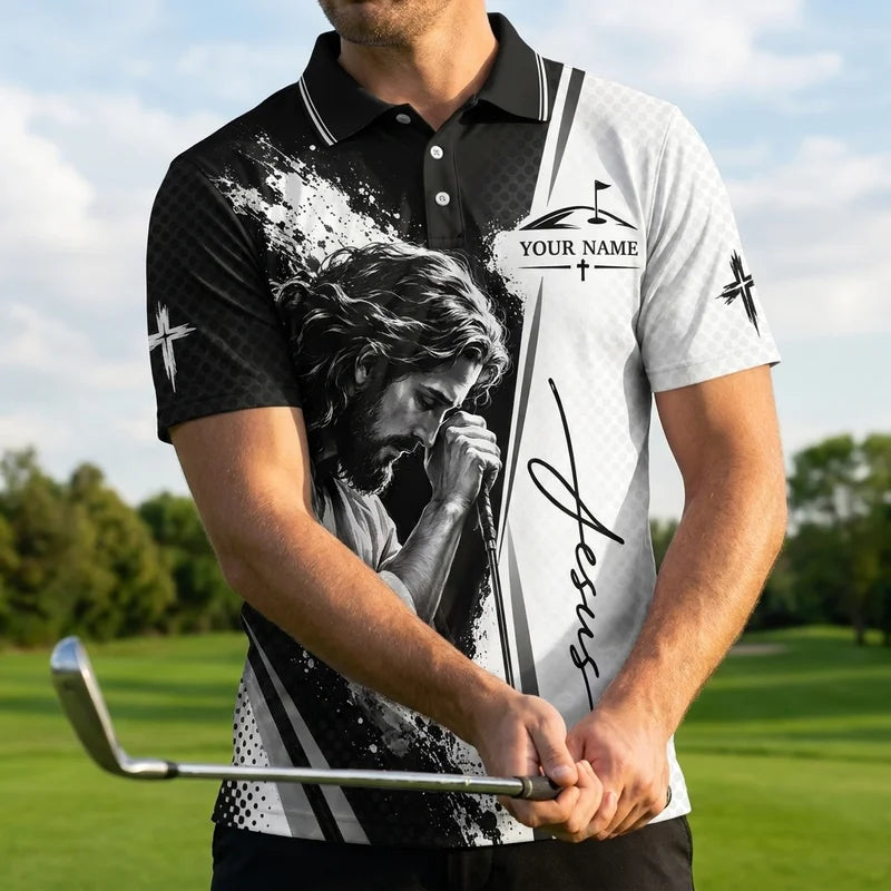 Jesus Is My Savior Golf Personalized Polo Shirt