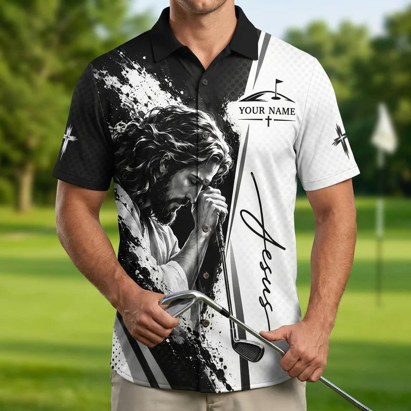 Jesus Is My Savior Golf Personalized Hawaiian Shirt