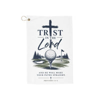 Lord Will Make Your Paths Straight Golf Towel