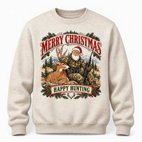 Santa Claus Happy Hunting Christmas Sweater