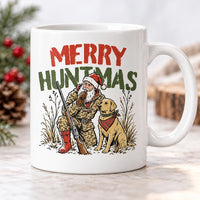 Merry Huntmas Santa Hunting Christmas Mug