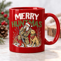 Merry Huntmas Santa Hunting Christmas Mug