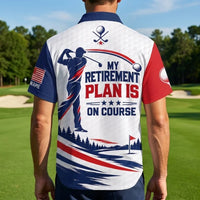 My Retirement Plan Is On Course Golf Athletic Hawaiian Shirt
