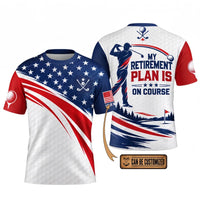 My Retirement Plan Is On Course Golf Athletic T-Shirt