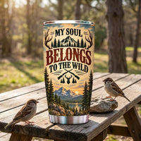 Personalized Hunter’s Christmas Heart 20oz Tumbler