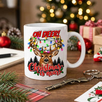 Oh Deer! Christmas Is Near Ceramic Mug