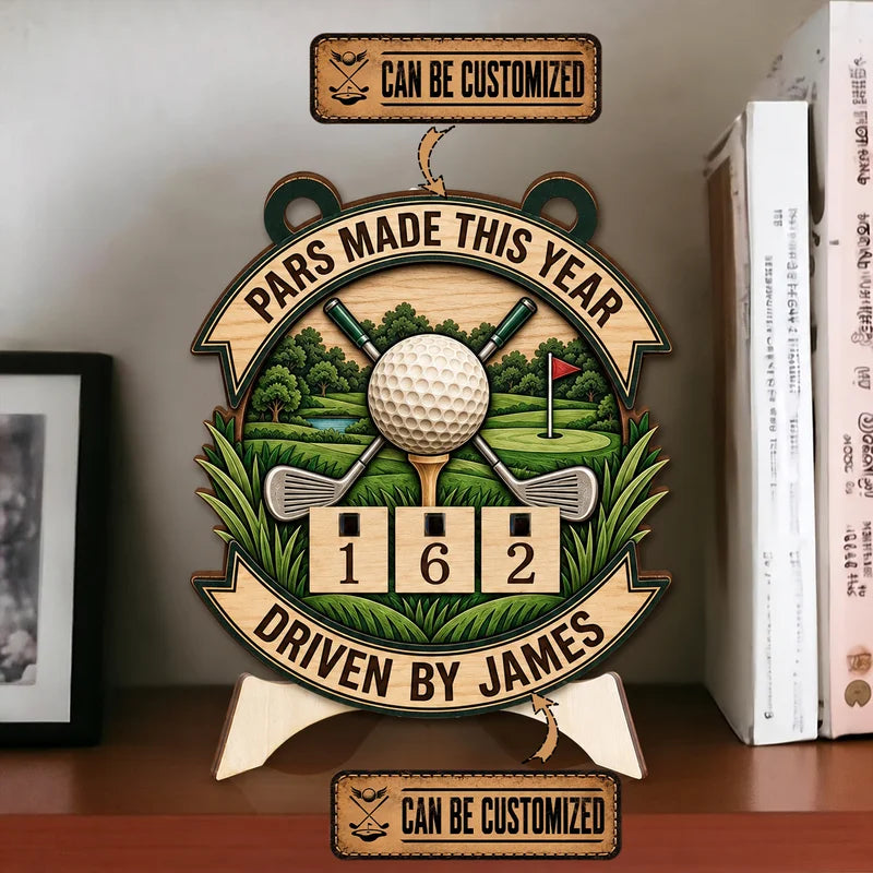 Custom Golf Balls Lost This Year Personalized Wooden Trackers