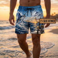 Personalized Reel Life Ocean Fishing 3D Shorts